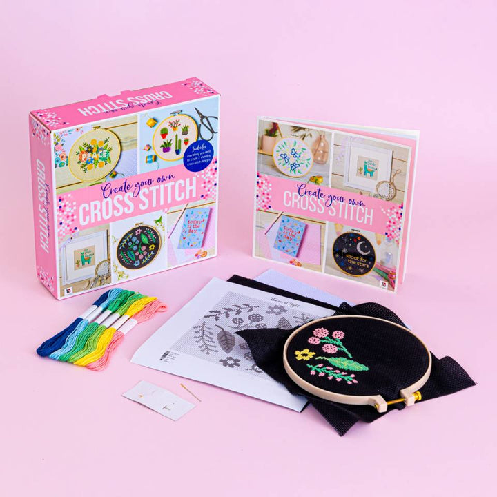 Design Works Crafts Kreuzstich-Set 'Toy Box' – Baby-Steppdecke Zum Selbersticken, Inkl. Material