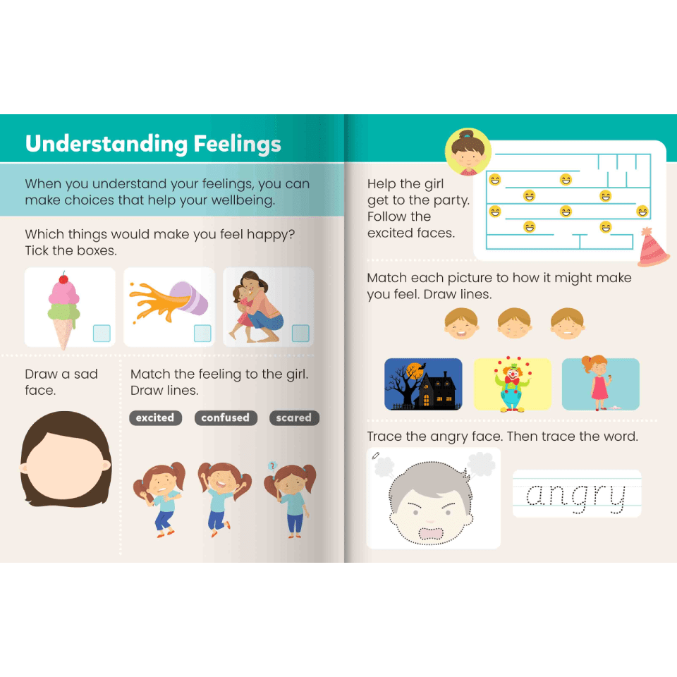 Jr Explorers Junior Explorers Write & Wipe Wellbeing Book – CuriousUniverse