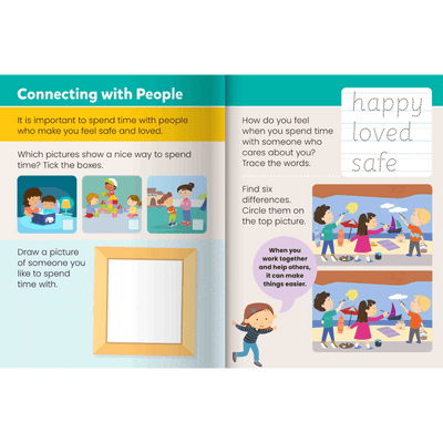 Junior Explorers Write & Wipe Wellbeing Book