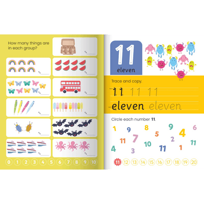 Junior Explorers Write & Wipe Book: Counting