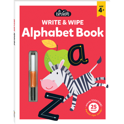 Junior Explorers Write & Wipe Book: Alphabet
