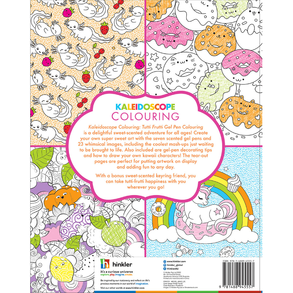 Little Berry Unicorn Mandala Art Colouring Kit With 24 Big Sheets  And 12 Sketch Pens For Girls & Boys Multicolour |Little Berry - View #4