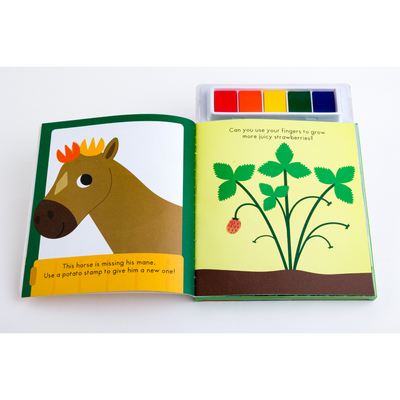 Finger Print Art: On the Farm