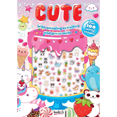 Puffy Sticker Activity Book: Cute