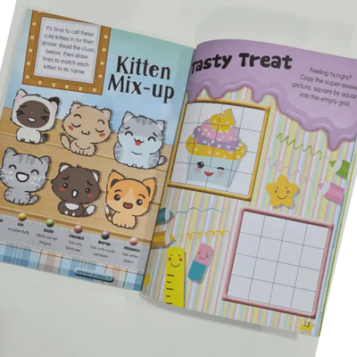Puffy Sticker Activity Book: Cute