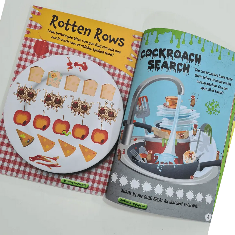 Puffy Sticker Activity Book: Yuck