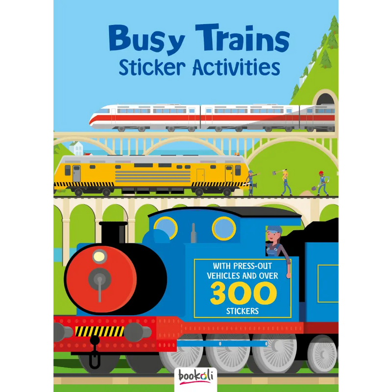Sticker Activity Book: Busy Trains
