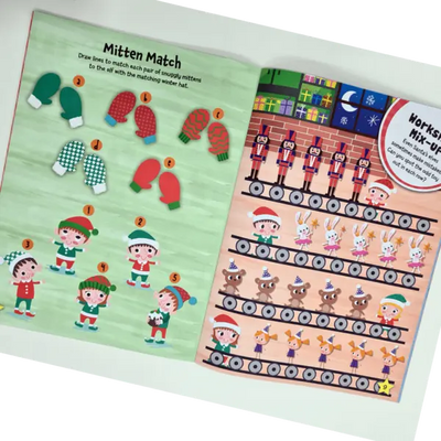 Christmas Sticker Activity Book: Christmas Elf