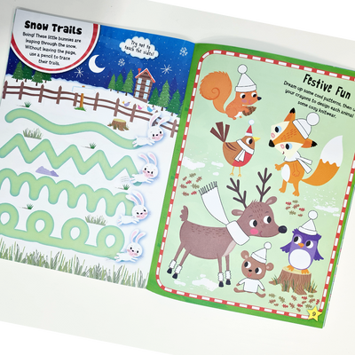Christmas Sticker Activity Book: Winter Wonderland