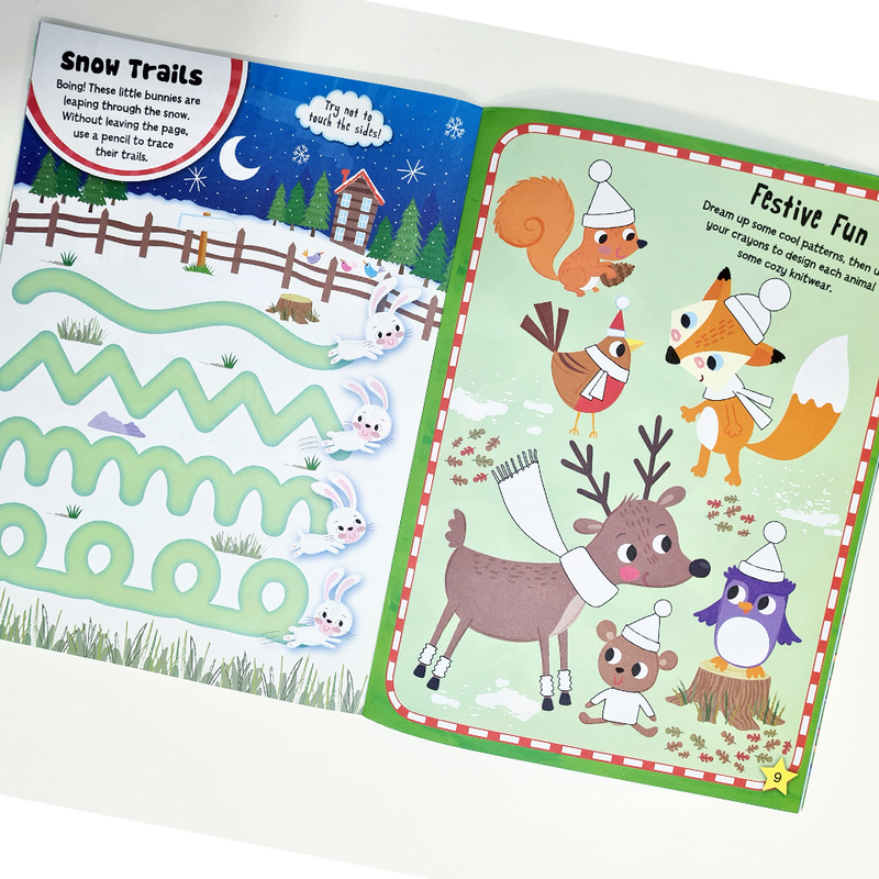 Christmas Sticker Activity Book: Winter Wonderland