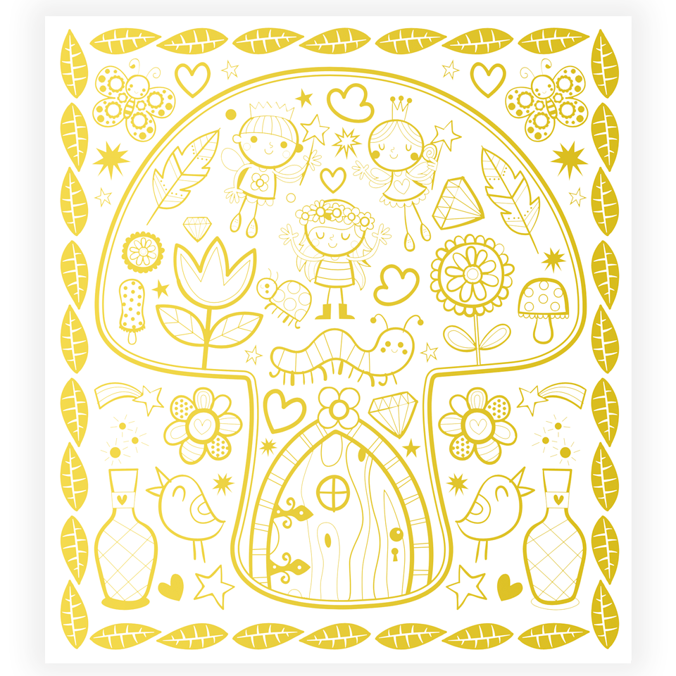 Shimmer Art Colouring Book Magical CuriousUniverse