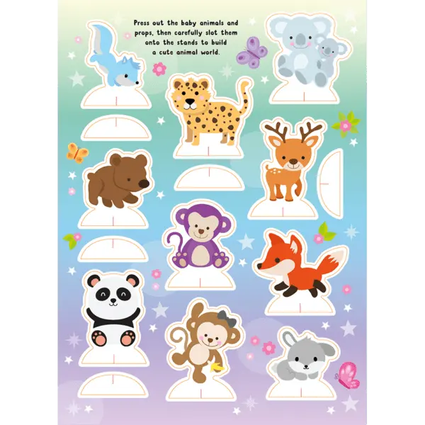 Fun Felt Sticker Activity Book Baby Animals CuriousUniverse