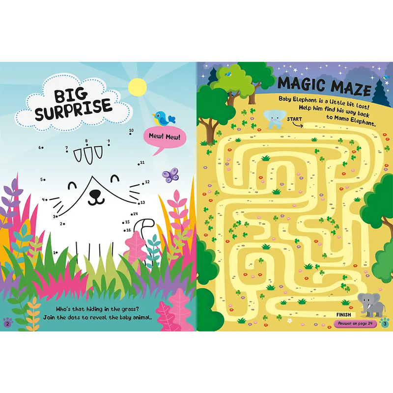 Fun Felt Sticker Activity Book Baby Animals CuriousUniverse