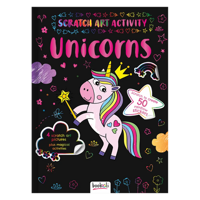 Scratch Art Activity: Unicorns