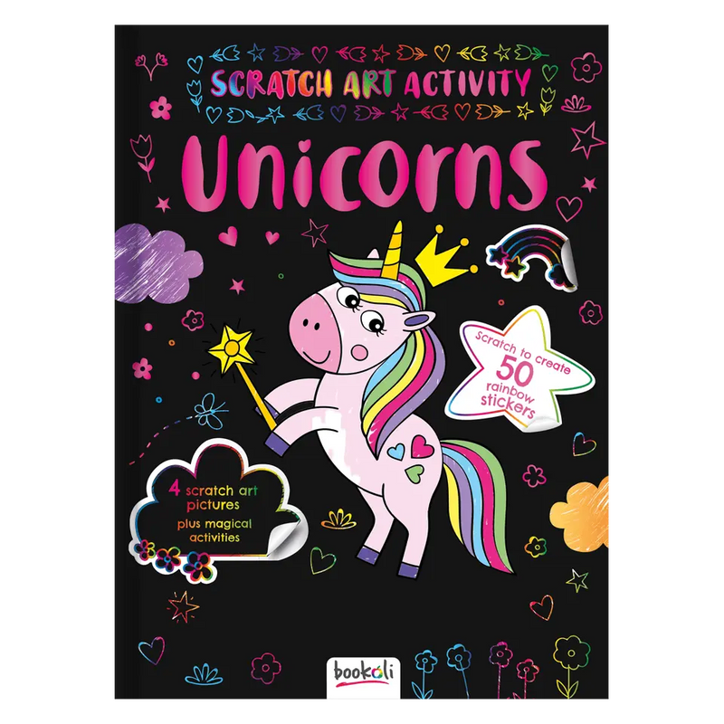 Scratch Art Activity: Unicorns