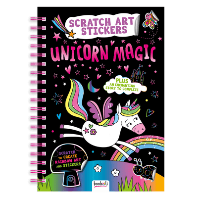 Scratch Art Stickers: Unicorn Magic