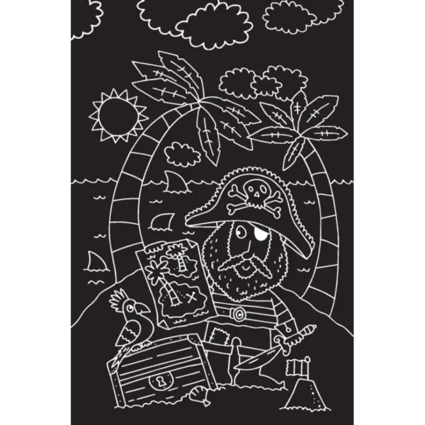 Scratch Art: Pirates