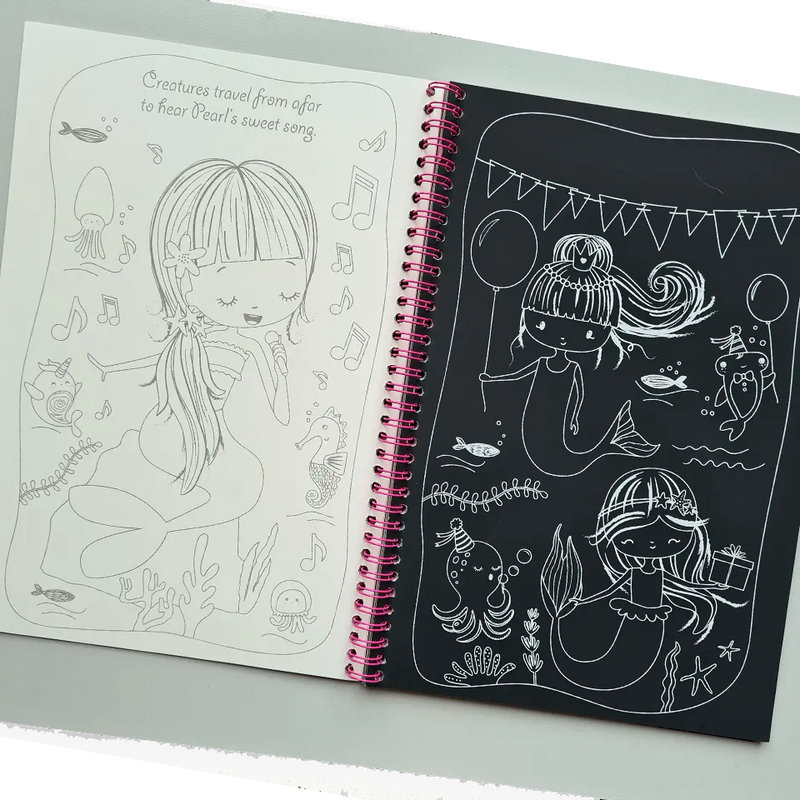 Scratch Art Dolly Dressing: Mermaids