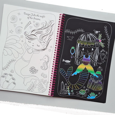 Scratch Art Dolly Dressing: Mermaids