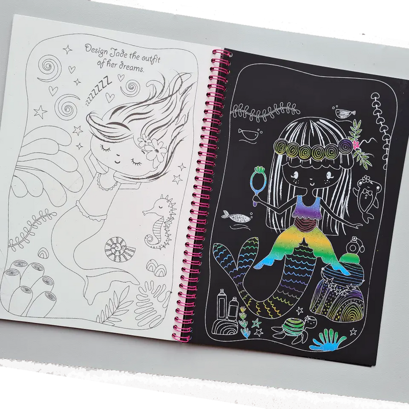 Scratch Art Dolly Dressing: Mermaids