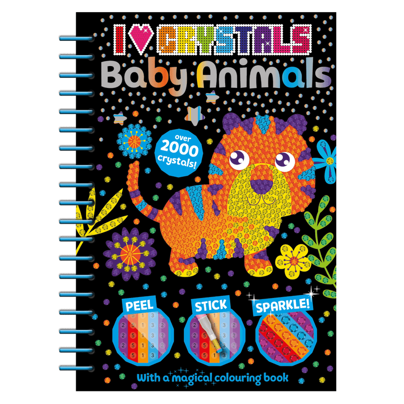 I Love Crystals Book: Baby Animals