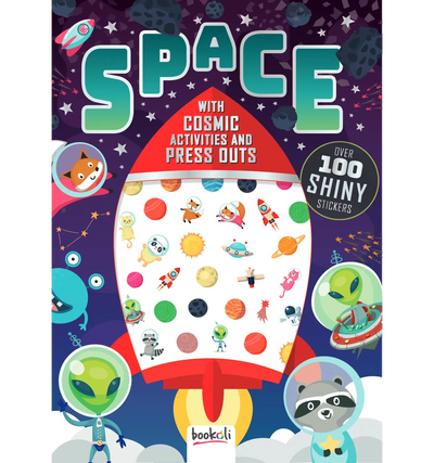 Metallic Sticker Activity Book: Space