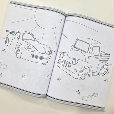 Mega Colouring 96 Page Colouring Book: Things That Go