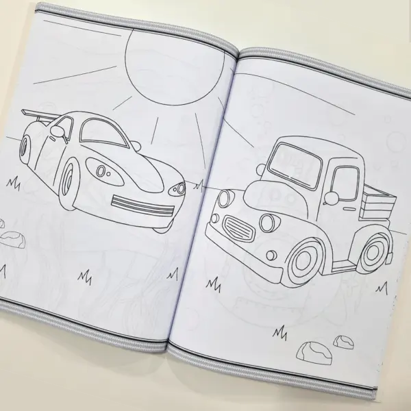 Mega Colouring 96 Page Colouring Book: Things That Go