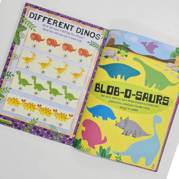 Puffy Sticker Activity Book: Dinosaurs
