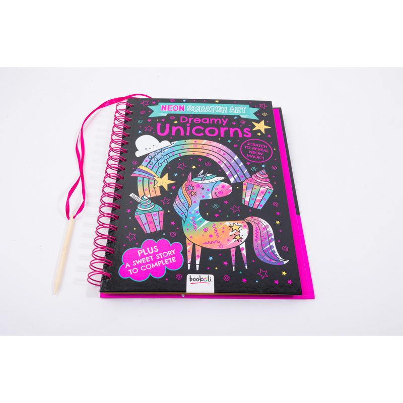 Scratch Art Neon: Dreamy Unicorns