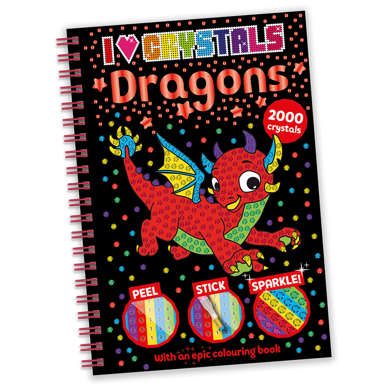 I Love Crystals Book: Dragons