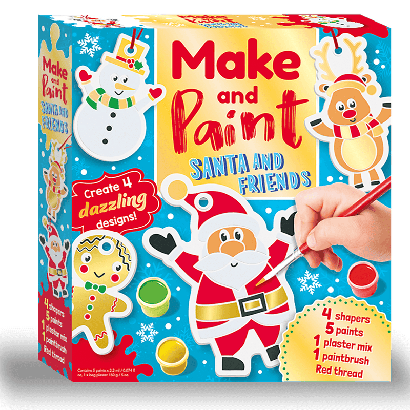 Make and Paint Santa and Friends