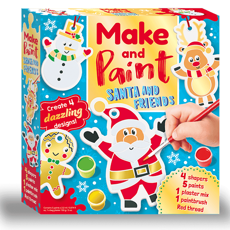 Make and Paint Santa and Friends