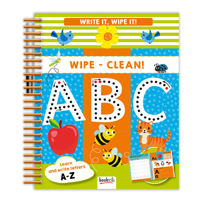 Write It, Wipe It Spiral Book: ABC