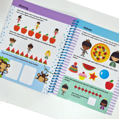 Write It, Wipe It Spiral Book: First Maths