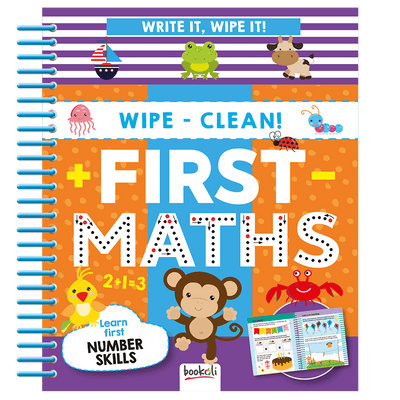 Write It, Wipe It Spiral Book: First Maths