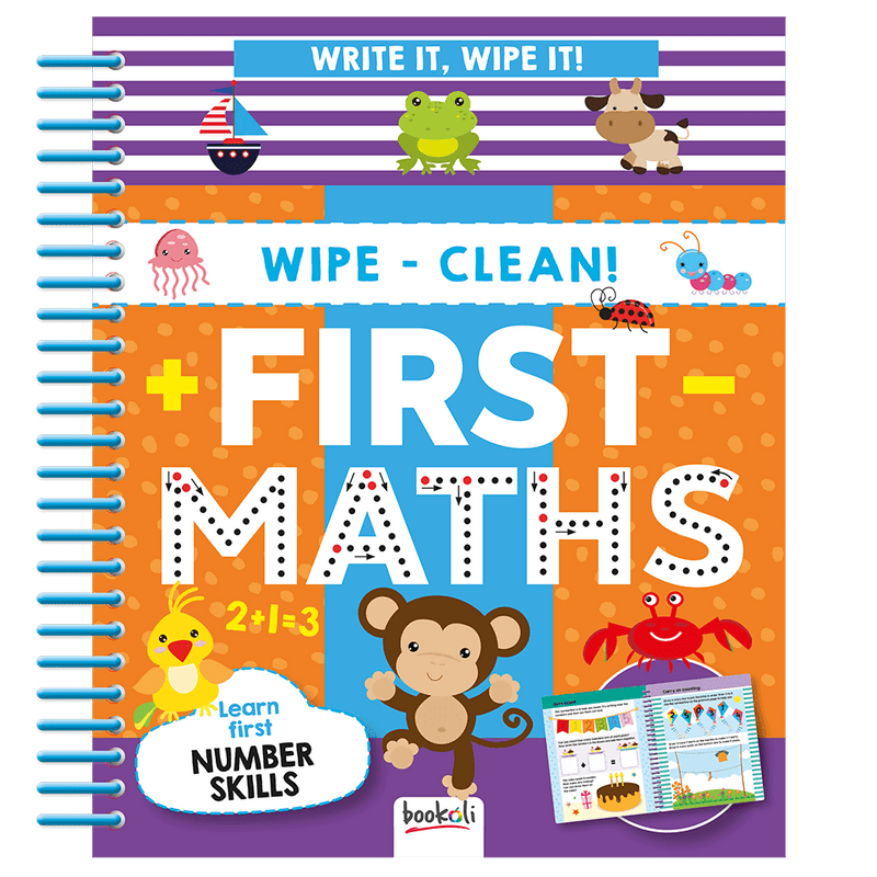 Write It, Wipe It Spiral Book: First Maths