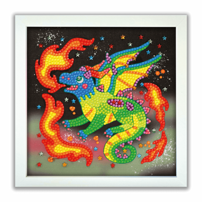 I Love Crystals Create Your Own Sparkly Dragon Art