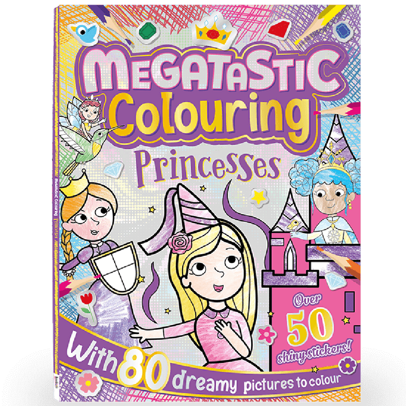 Megatastic Colouring Book: Princesses