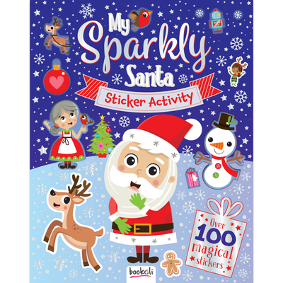 My Sparkly Santa Sticker Activity Book