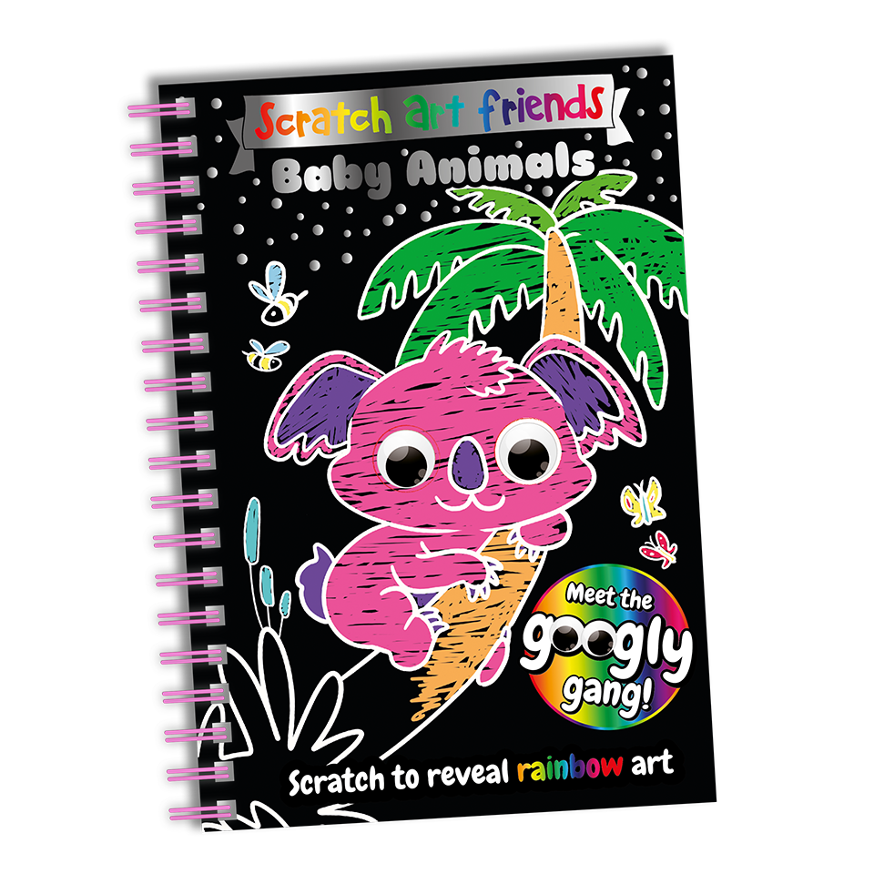 Scratch Art Friends: Baby Animals – CuriousUniverse