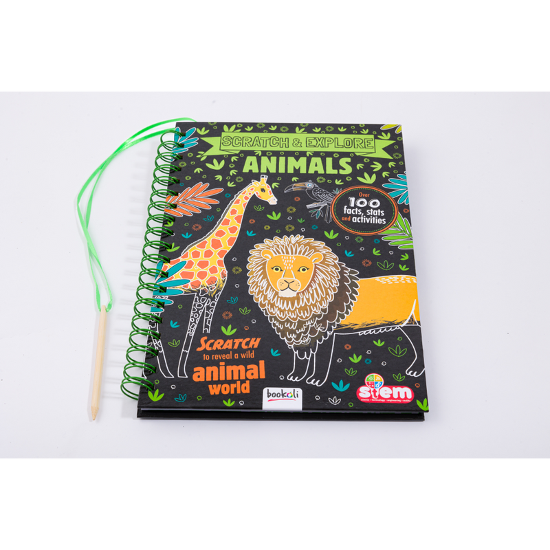Scratch & Explore Book: Animals