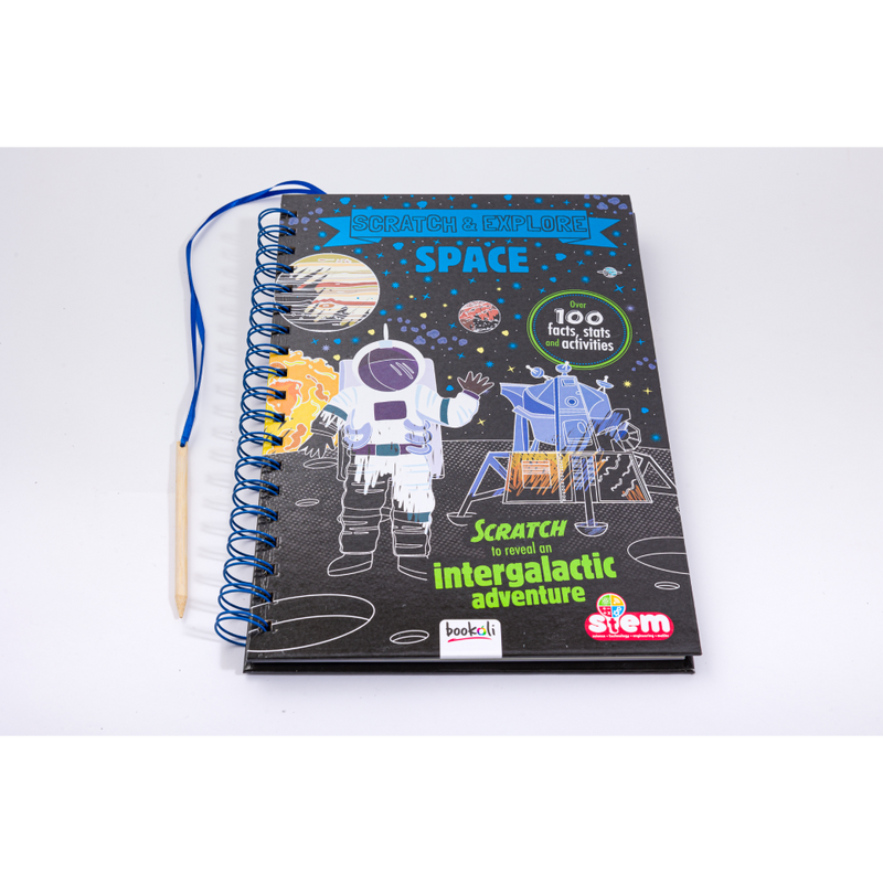 Scratch & Explore Book: Space