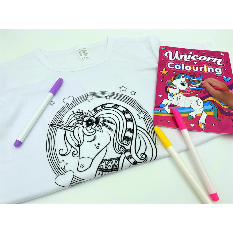 Colour Your Own Unicorn T-Shirt Boxset