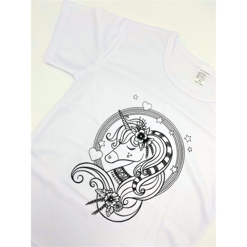 Colour Your Own Unicorn T-Shirt Boxset