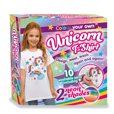 Colour Your Own Unicorn T-Shirt Boxset