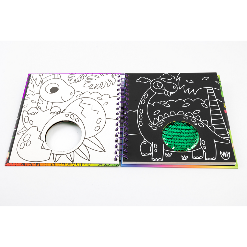 Scratch Art Magic: Dinosaur World