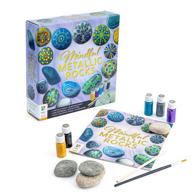 Mindful Metallic Rock Painting Gift Box