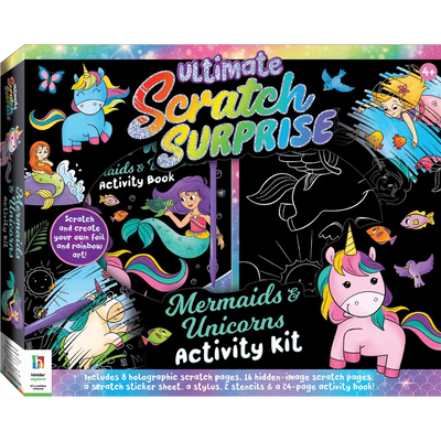 Ultimate Scratch Surprise: Mermaids & Unicorns Activity Kit