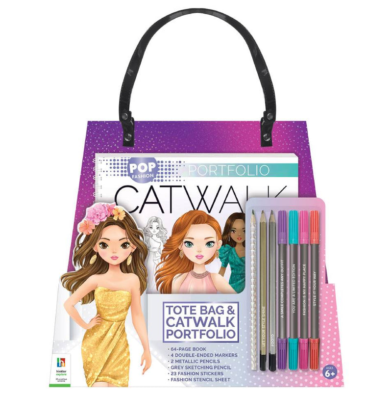 Pop Fashion Catwalk Tote Bag